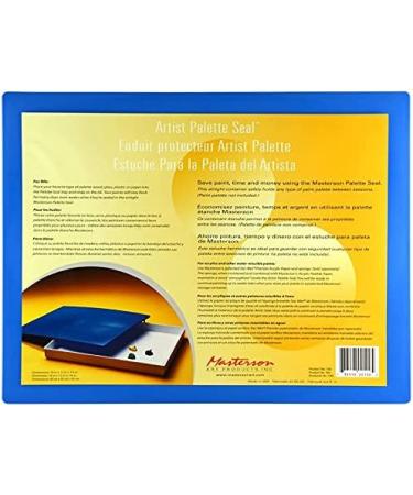Masterson Sta-Wet Paint Palette 16x12 with Airtight Lid - Keeps Oil Based Paint Fresh for Days | Artist Palette Seal Box for Best Results - Buy Online on GoSupps.com