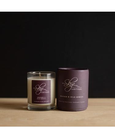 Isle of Skye Candle Company: 100% Natural Heather & Wild Berries Soy Candle - Premium Botanical Oils for Aromatherapy - Buy Online on GoSupps.com