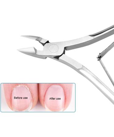SVAASA Nail Clippers Manicure Tools Nail Scissors Silver Stainless Steel Nail Cuticle Nipper Dead Skin Removal Product Manicure Dead Skin Scissors - Buy Online on GoSupps.com