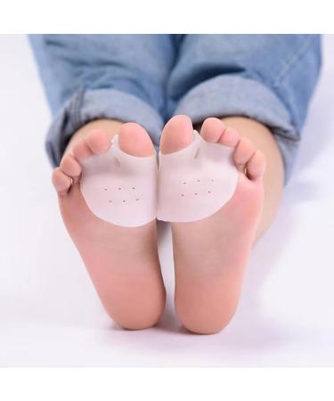 ALINZO Gel Toe Separator - Silicone Bunion Corrector for Women - Toe Straightener and Spreader for Hallux Valgus Correction - Transparent Silicone - Buy Online on GoSupps.com