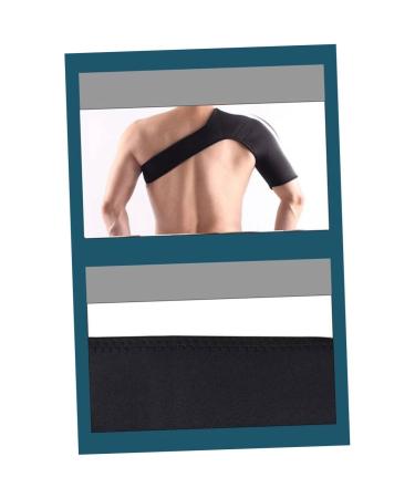 Buy Healifty Shoulder Support Brace for Men & Women - Sports Shoulder Pad & Arm Sling for Injury Relief - Adjustable Medium Black - Buy Online on GoSupps.com