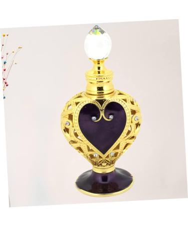 Housoutil 1pc Glass Perfume Bottle Mini Perfumes Mini Perfume Bottle Ornament Container Pocket Perfume Heart Alloy Bottle Toiletry Containers Dropper Bottle Travel Vintage - Buy Online on GoSupps.com