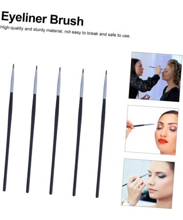 Balacoo 15 Pcs Fine Eyeliner Brush Gel Eyeliner Eye Liner Applicator Eyeliner Applicator Eye Shadow Cosmetic 18x0.4cmx3pcs Blackx3pcs - Buy Online on GoSupps.com