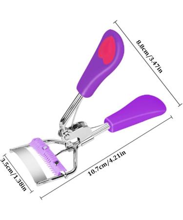 Eyelashes Curler with Comb Separated Lashes Curler Steel Wide Angle Eyelash Eye Makeup Tool for Girls Women - Buy Online on GoSupps.com