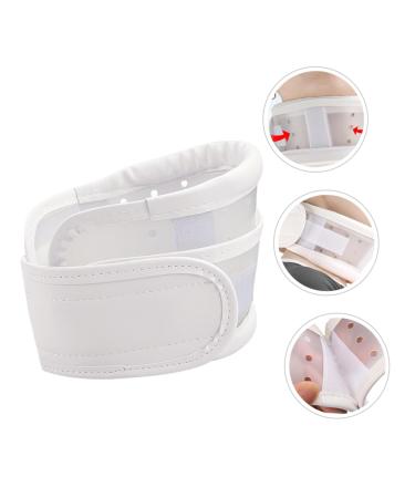Minkissy Cervical Neck Collar - Breathable Neck Brace for Support & Exhaust Guard - 48.5x8cm White - Buy Online on GoSupps.com
