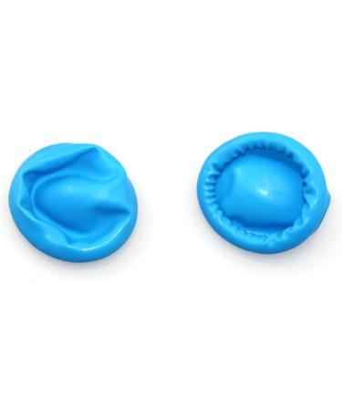100PCS Blue Disposable Nitrile Finger Cots - Non-Allergenic Rubber Protectors for Beauty Manicure & Household Cleaning - Buy Online on GoSupps.com
