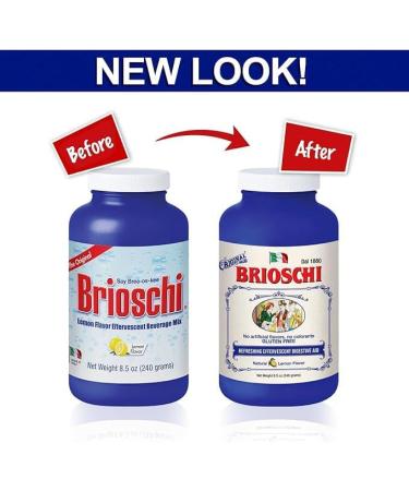 Brioschi - Original Lemon Flavored Effervescent 8.5 oz. (Pack of 6) - Buy Online on GoSupps.com