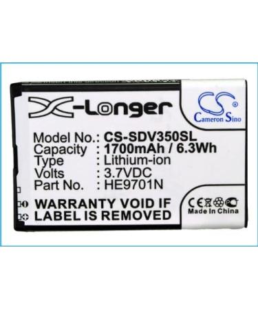 Replacement Battery for HE9701N G-4L | Compatible with Sonocaddie V350 & V500 | 1700mAh - Buy Online on GoSupps.com