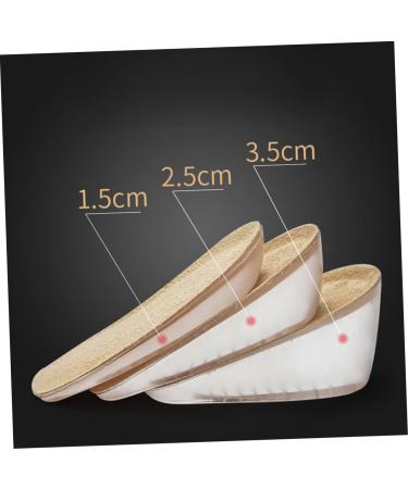 Boost Your Height with Gatuida 6 Pairs Booster Pad Elevator Insoles - Men's Orthotic Heel Lift & Cushions for Ultimate Comfort - Buy Online on GoSupps.com