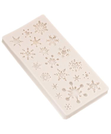 Ciieeo Snowflake Silicone Mold Gummy Molds Soap Molds Silicone Molds Silicone Cake Molds Silicone Baking Molds for Kitchen DIY Baking Jelly Mold Fondant Cake Silica Gel Candy