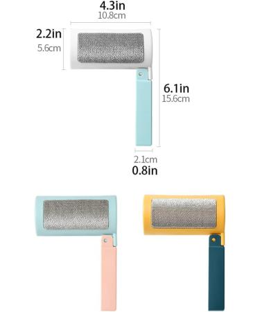 Pet Hair Lint Roller - 2 in 1 Sticky Hair Remover & Fluff Remover (300 Sheets 5 Refills) - Portable Fur Removal Tool for Sofa - Pink - Buy Online on GoSupps.com