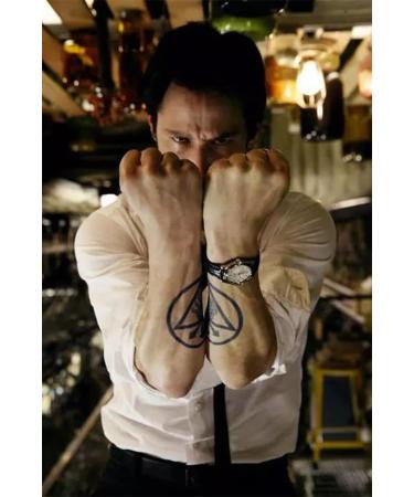Constantine's Arm Alchemical Symbol Red King Tattoo Stickers - Set of 2 Role Playing Props - Buy Online on GoSupps.com