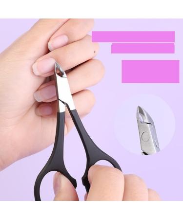 Stainless Steel Dead Skin Trimming Tool Manicure Nail Scissors Special Barbed Dead Skin Scissors Stainless Steel Manicure Trimming Tools (Color : As Shown Size : Silver) Silver As Shown - Buy Online on GoSupps.com
