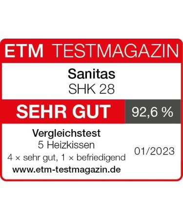 Sanitas 273.22 SHK 28 Heating Pad - One Size | Relaxation & Pain Relief - International Shipping Available - Buy Online on GoSupps.com