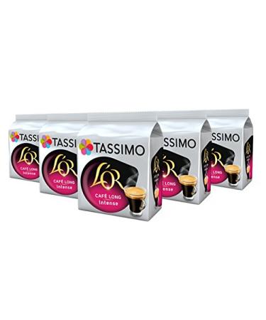 Tassimo TASSIMO L'OR Cafe Long Intense T-Disc Coffee Pods Pack of 5 80 Drinks