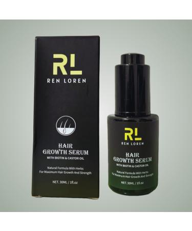 Organic Hair Growth Serum with Herbs - Thicker Longer & Healthier Hair | International Shipping Available - Buy Online on GoSupps.com
