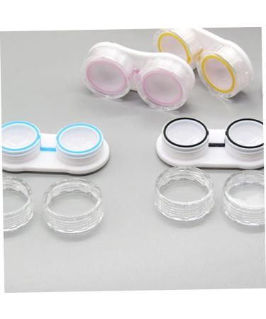 Shop Lurrose 15-Piece Lens Container Set - Travel-Safe Transparent Lens Organizer & Cute Accessories for Contacts - Ideal for International Shipping - Buy Online on GoSupps.com