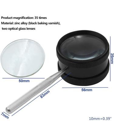 Seniors Kids Handheld Reading Magnifier Glass for Reading Soldering Inspection Magnifying Glass with Lens Cleaning Cloth Small Gift - Buy Online on GoSupps.com