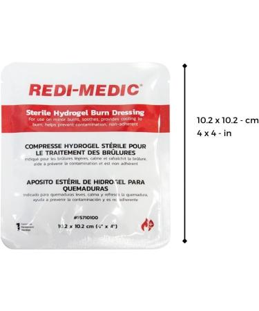 Buy 4x4 Sterile HydroGel Burn Pads - 2 Count for Minor Burns | Fast International Shipping - Buy Online on GoSupps.com