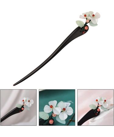 LALAFINA Hanfu Hairpin Flower Hair Chopsticks Flower Headpiece Vintage Hair Accessories Hair Barrettes Decorative Hair Clips Wood Hair Sticks Hair Pin Miss Japan Tassel Ebony - Buy Online on GoSupps.com