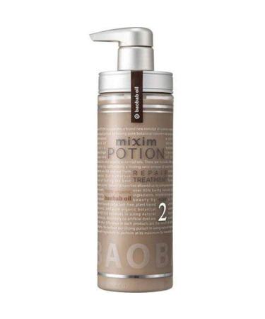 Mixim Potion Baobab Oil Step2 Peapair Hair Treatment Pump 440g - Iran Iran Essential Oil Scent (Green Tea Set)
