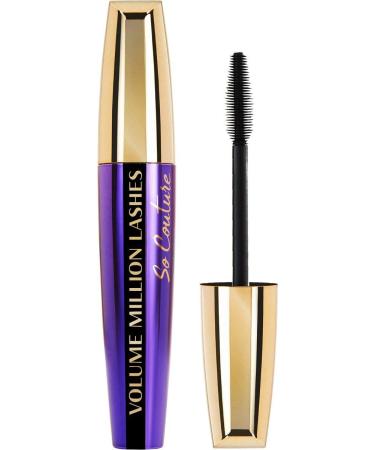 L'Oreal Volume Million Lashes So Couture Mascara Extra Black 9.5 ml Black 9.50 ml (Pack of 1)