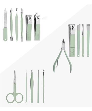 Nail Clippers Kit Nail Clippers 16-Piece Personal Care Nail Art Stainless Steel Manicure Kit with Nail File for Men and Women Home Travel Nail Kit Travel Nail Clippers Green - Buy Online on GoSupps.com