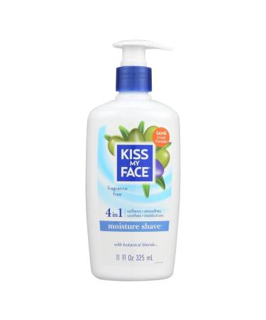Kiss My Face Moisture Shave  Fragrance Free  11 oz Fragrance Free 11 Fl Oz (Pack of 1)