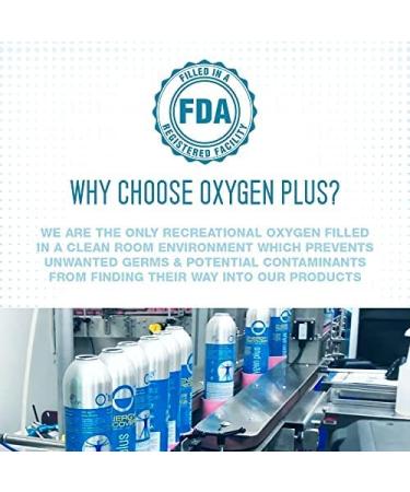 Oxygen Plus  O+ Mini 12 Pack | Portable Oxygen Can | 99.5% Pure O2 | Natural Wellness Supplement to Boost Energy & Recovery | 5+ Uses Per 1.55 Liter Cans 52.41 Fl Oz (Pack of 12) - Buy Online on GoSupps.com