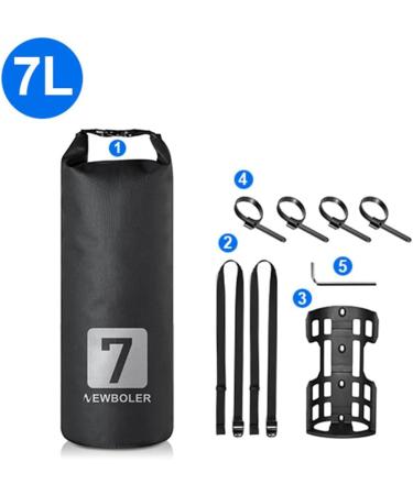 Shop Lixada Waterproof Bicycle Fork Bag - 3L & 7L Roll Top Dry Bags for Bikes - Buy Online on GoSupps.com