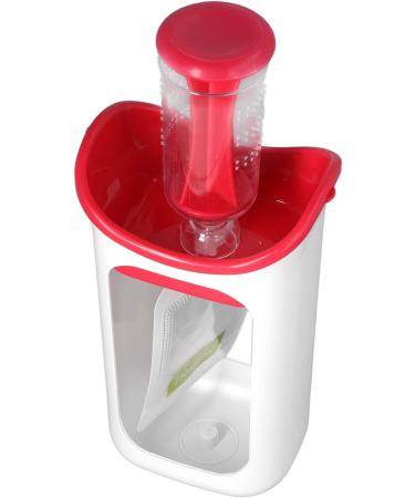 Tumnea Baby Squeeze Station | Fruit Puree Maker with Squeeze Bags - Red - Buy Online on GoSupps.com
