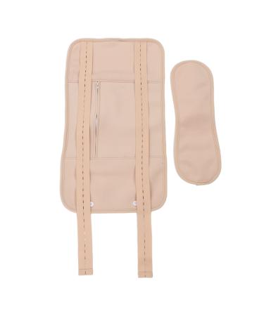 Castor Oil Pack Reusable Cotton Castor Oil Adjustment Belt for Daily Use for Waist (Khaki)