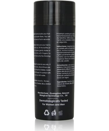 R-Kerhair 100% Natural Keratin Stacking Fibres with Applicator and Optional Fixing (Light Blonde) - Buy Online on GoSupps.com