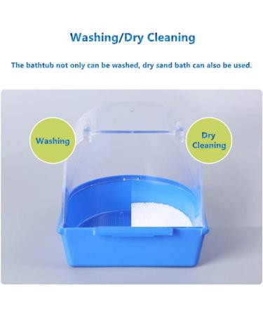 YJJKJ Caged Bird Bath for Small Birds - Parrot Supplies Bathing Tub for Canary, Budgerigar, Cockatiel, Lovebird (Random Color) - Buy Online on GoSupps.com