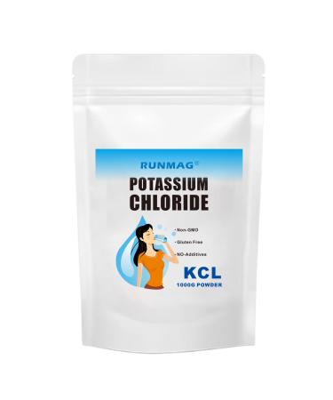 RUNMAG Potassium Chloride Salt Substitute Food Grade Powder 1kg (2.2 lbs)