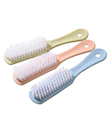Home Shoes Brushes Boots Shoe Brush Cleaner Household Cleaning Sports Shoes Shoe Cleaning Strong Plastic Bristles Bathroom Tool Brush(Random Color)