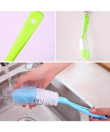 owhelmlqff Cup Brush Bottle Cup Cleaner Dish Pot Cleaning Washing Long Brush Cleaner Kitchen Accessories for Washing Water Bottle Tea Glass Cup Non-Stick Pan Pink - Buy Online on GoSupps.com