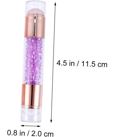 minkissy 6 Pcs Nail Stamp Nail Art Stamper Tool Nail Polish Transfer Stamper Silicone Nail Seal Silicone Nail Tools Nail Salon Stamp Stamping Nail Tool Purple Silica Gel Die With Diamond 11.5X2X2CMx3pcs Purple Transparent Colorx3pcs - Buy Online on GoSupps.com