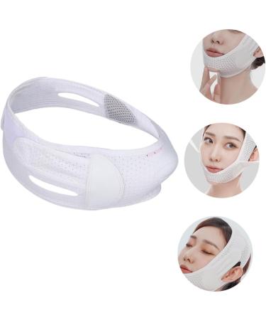 DOITOOL 1pc Face Shaping Belt Facial Slimming Chin Lift Belt Professional -lift Strap V Line Lifting Belt Facial Beauty Supply Women v Line Strap White Far Fabric - Buy Online on GoSupps.com