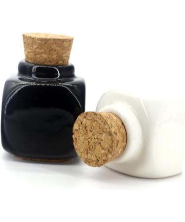 minkissy 2pcs Bottle for Manicure Gratitude Jar Clear Bottle with Lid Travel Bottles Polymer Clay Charms for Nails Blessings Jar Ceramic Favor Jars Ceramics for Manicure Bamboo - Buy Online on GoSupps.com