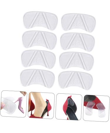 4 Pairs Half Size Back Heel Cushions - Portable Gel Heel Pads & Grips for Women s Shoes | Comfortable Shoe Accessories - Buy Online on GoSupps.com