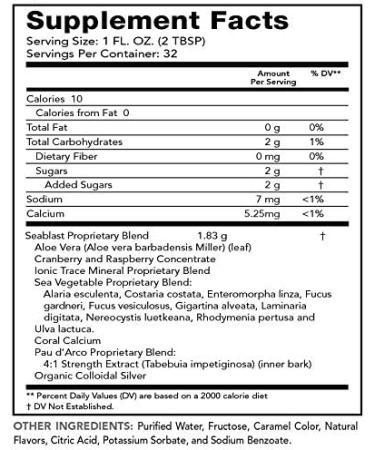 Lean & Pure Sea Blast Superfood - Vegan Non-GMO Gluten-Free Digestive & Immune Support 32 oz Cran-Raspberry - Buy Online on GoSupps.com