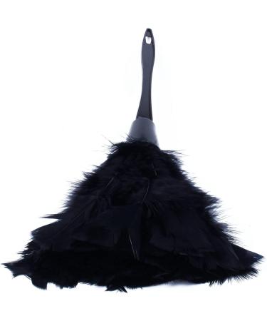 Clisted 4Pc Fashion Turkey Duster with Black Plastic Handle Cleaning Tool(Black) 35cm - Buy Online on GoSupps.com