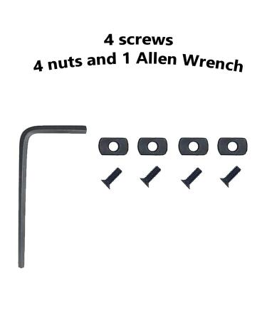 GOTICAL 2 Pack M Lok 5 Slots Section Super Value Pack with Screws and Nuts - 4 Screws Included - Buy Online on GoSupps.com