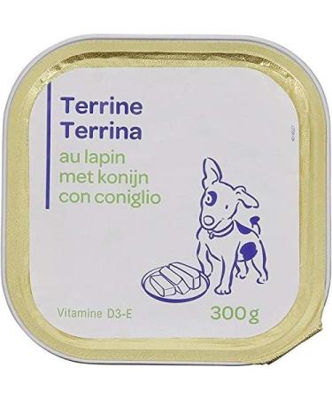 PP Blanc - Rabbit Terrine for Dogs 300G - Pack of 4 - Sold by Pack - Buy Online on GoSupps.com