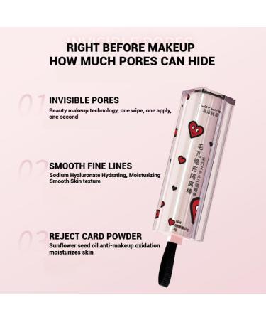 Magical Pore Eraser Waterproof Face Primer Stick Pore Eraser Primer Matte Priming Makeup Blur Stick Instant Face Tightener Primer Invisible Pore Hydrating Primer Face Shimmer Stick (3 pcs Large) - Buy Online on GoSupps.com