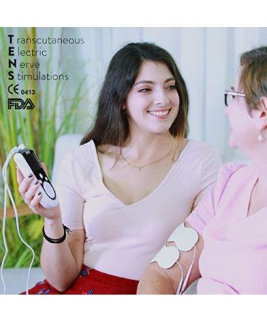 Rechargeable TENS Unit Machine for Pain Relief & Muscle Strength - Medical Body Massager for Shoulders, Lower Back, Ab's, Legs, Knee - Electrical Muscle Stimulator - Buy Online on GoSupps.com
