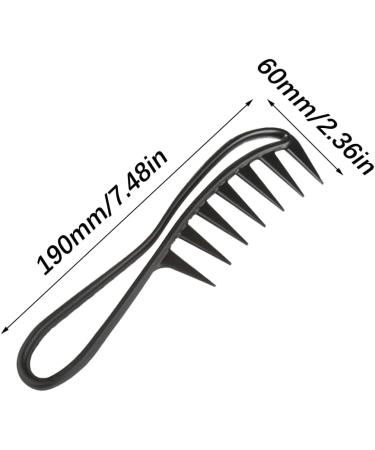 Wide Tooth Combs Wide Tooth Shark Comb Curly Hair Comb Afro Hair Comb Large Comb for Different Types of Hair - Buy Online on GoSupps.com