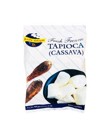 Daily Delight Tapioca Whole | Indian Origin | Unakka Kappa |Vaattu Kappa |Cassava |Natural |908gm TAPIOCA WHOLE 908G