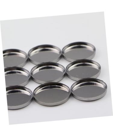 WOONEKY 3pcs 15 Empty Cosmetic Travel Makeup Case Empty Eyeshadow Palette Estuche De Maquillaje Silver - Buy Online on GoSupps.com